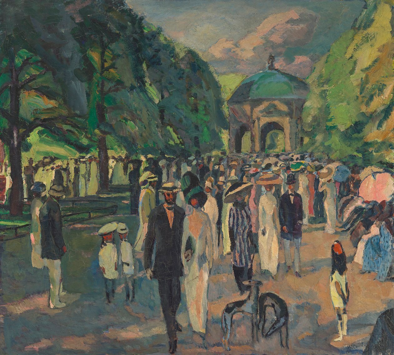 I Hofgarten i München av Albert Weisgerber
