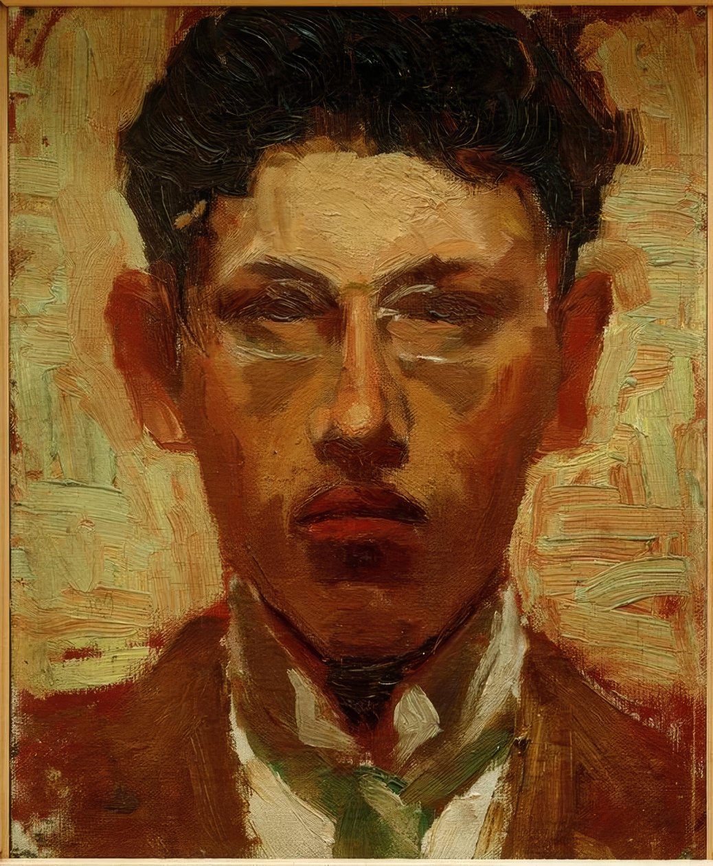 Portrett av Patriz Huber av Albert Weisgerber