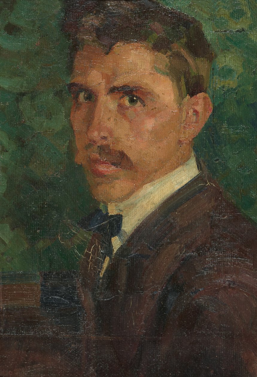 Selvportrett av Albert Weisgerber