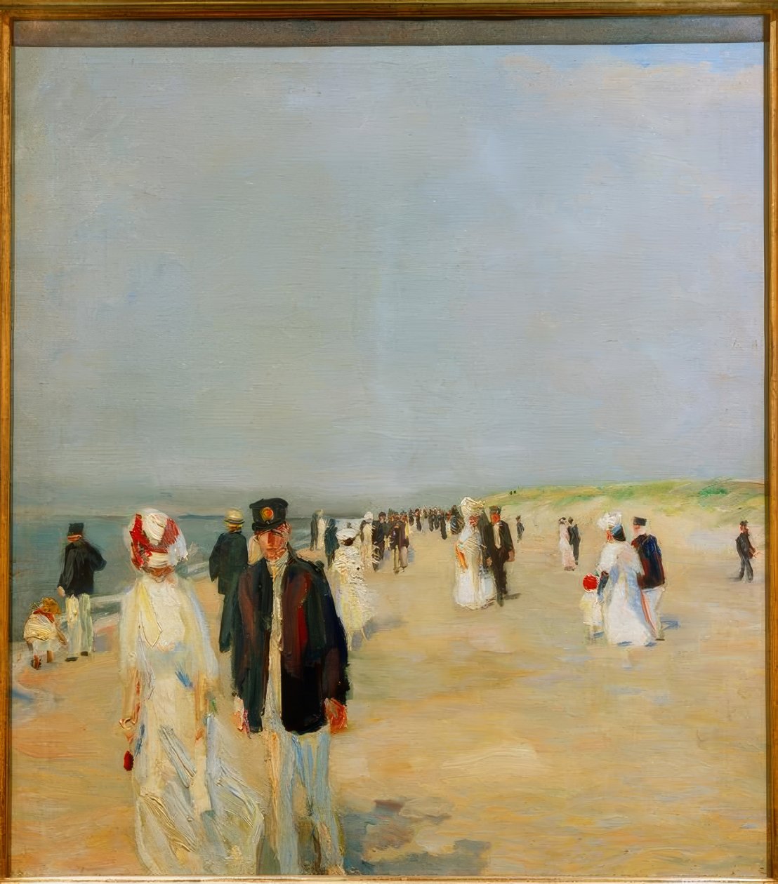 Stranden på Norderney av Albert Weisgerber