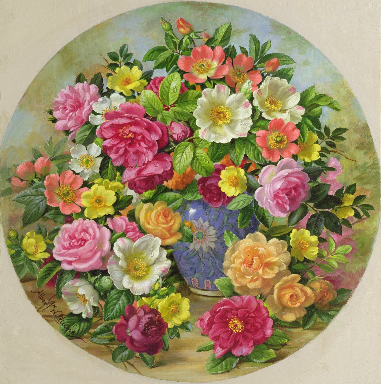 A401D Homage to the Wild Rose av Albert Williams
