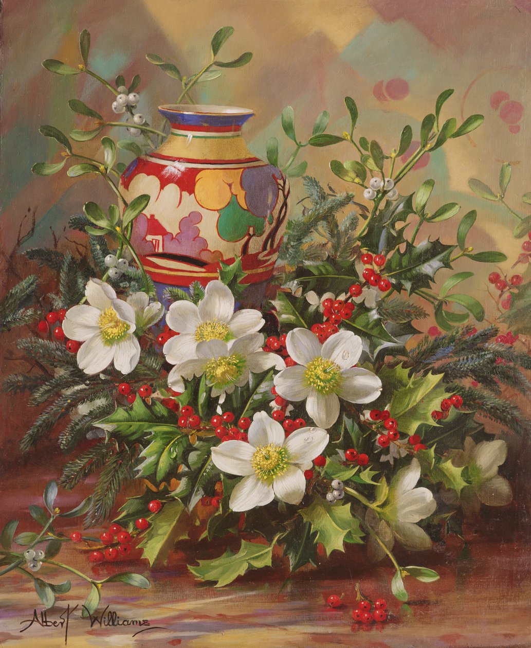 AB882 Vinterblomster av Albert Williams
