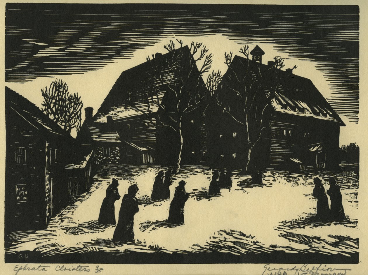 Ephrata-klostret av Albert Winslow Barker