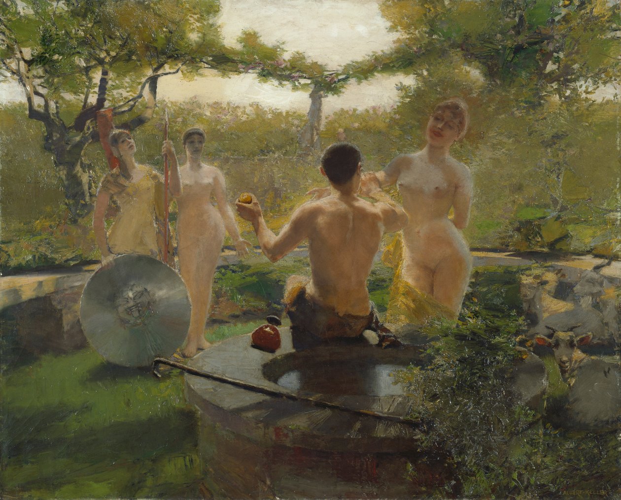Dommen av Paris av Albert von Keller