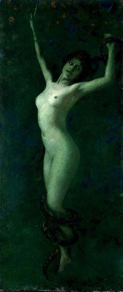 Sensualitet (olje på lerret) av Albert von Keller