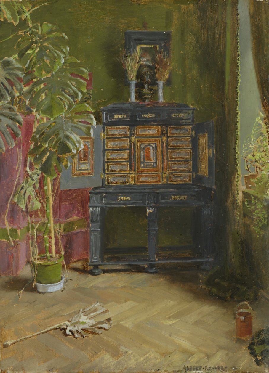 Det grønne rommet, 1882 av Albert von Keller