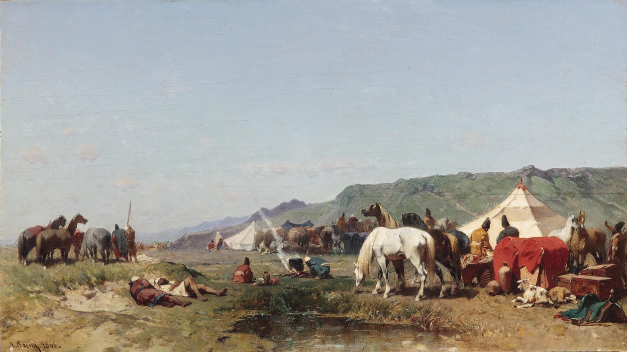 En arabisk leir av Alberto Pasini