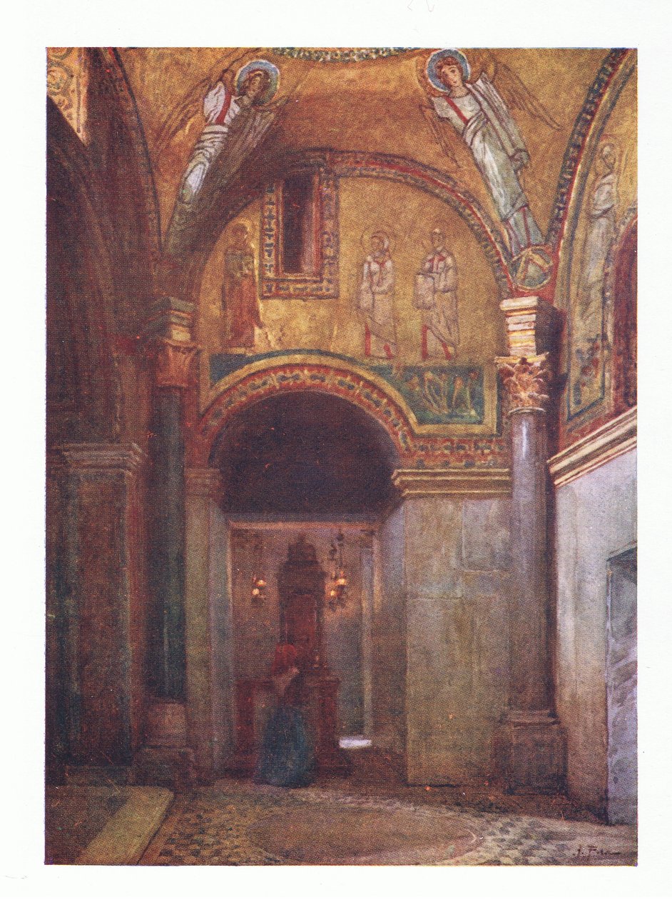 Kapellet i San Zeno i S Prassede, fra Roma utgitt av A & C Black Ltd, 1925 av Alberto Pisa