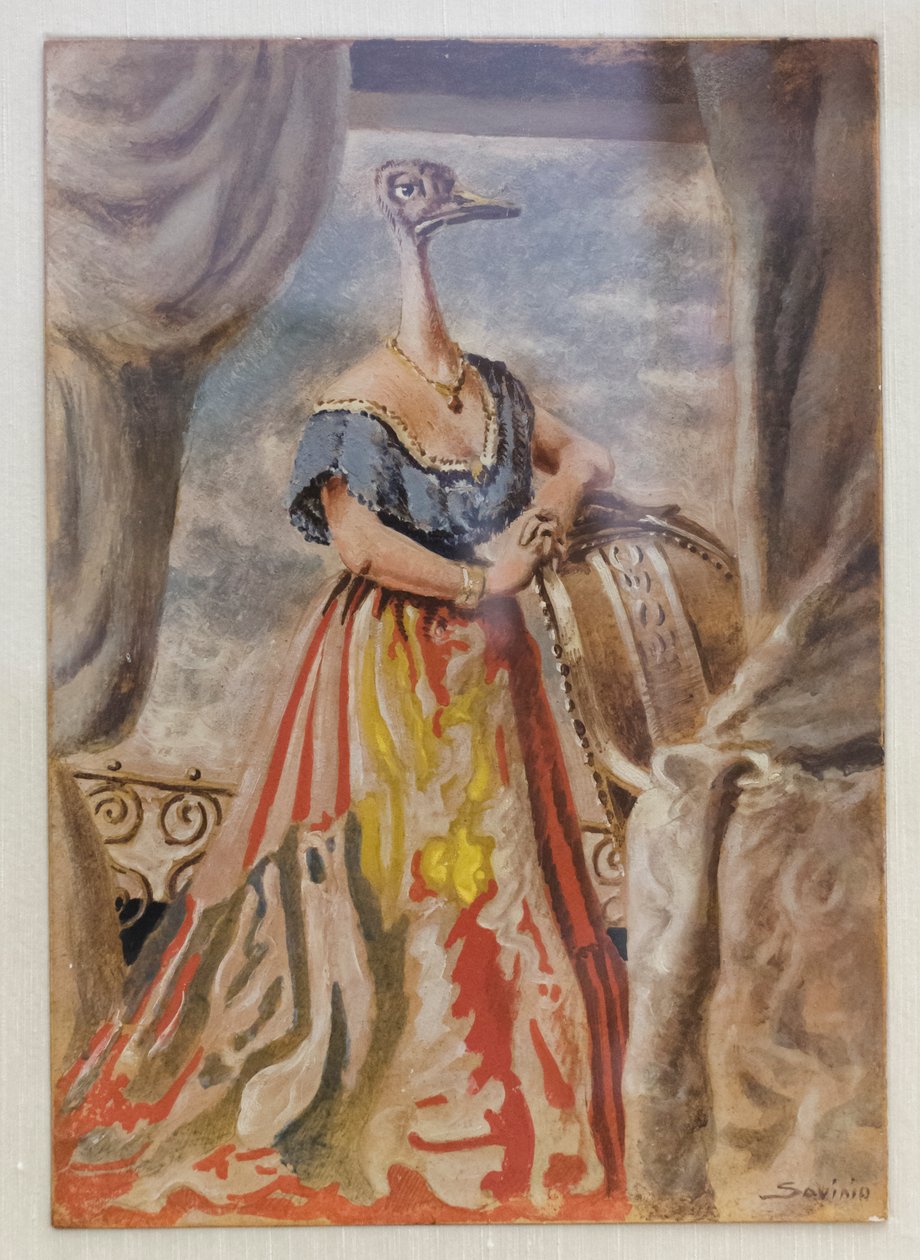 The Paper, ca. 1930-31 (tempera på papp) av Alberto (1891 1952) Savinio