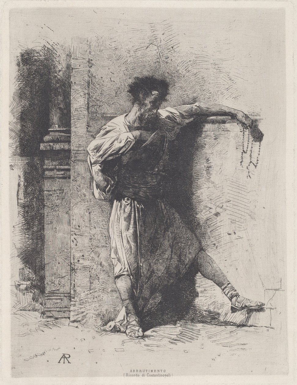 Brutalisering (suvenir fra Konstantinopel)] av Alberto Pasini