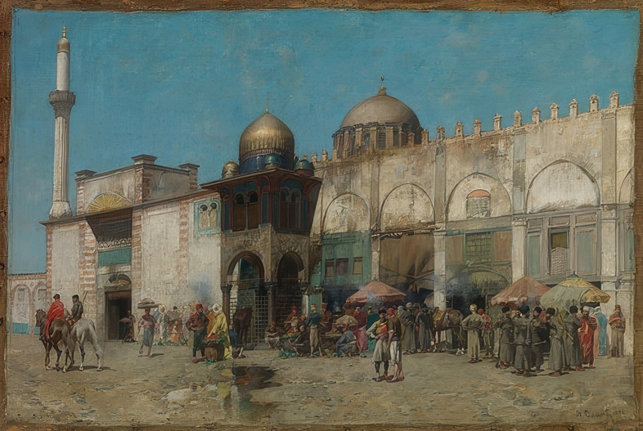 En moske. 1886 av Alberto Pasini
