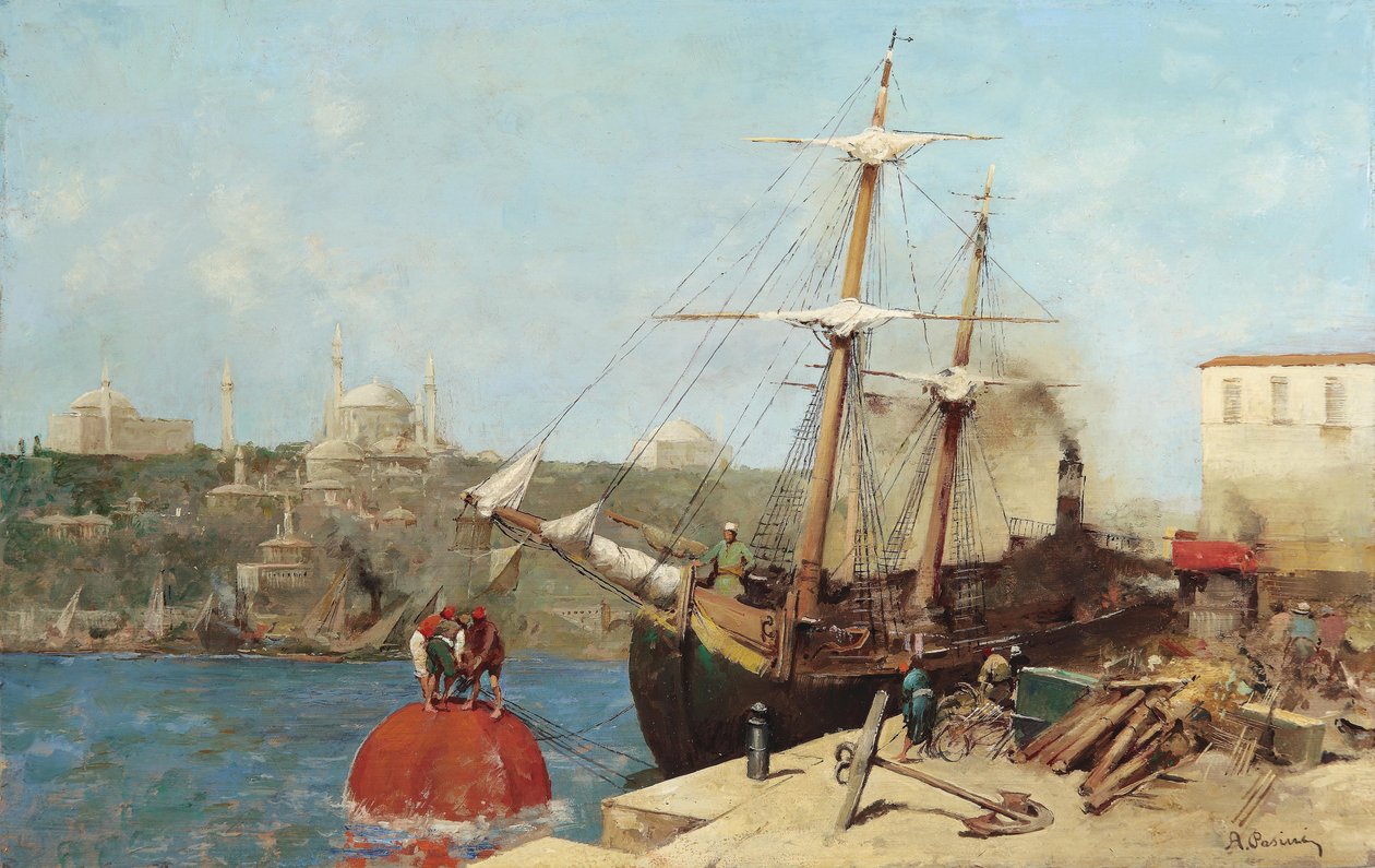 Det gylne horn, 1876 av Alberto Pasini