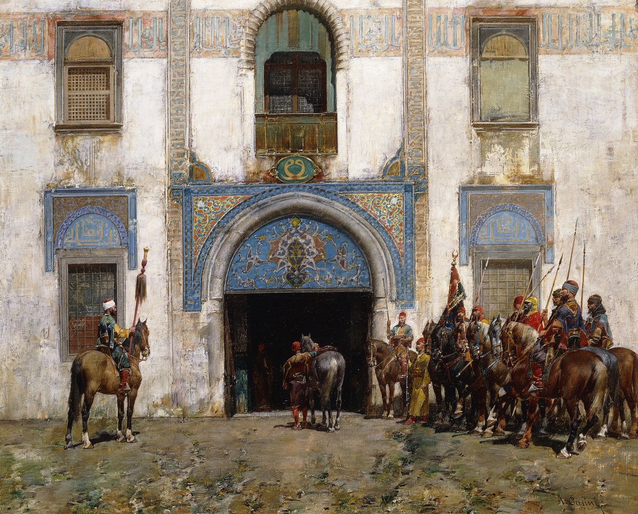 Slottsvakten, av Alberto Pasini