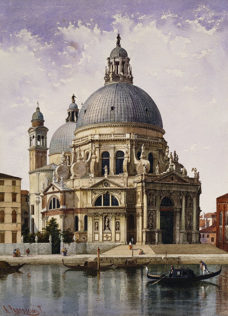 Santa Maria della Salute, Venezia av Alberto Prosdocini or Prosdocimi
