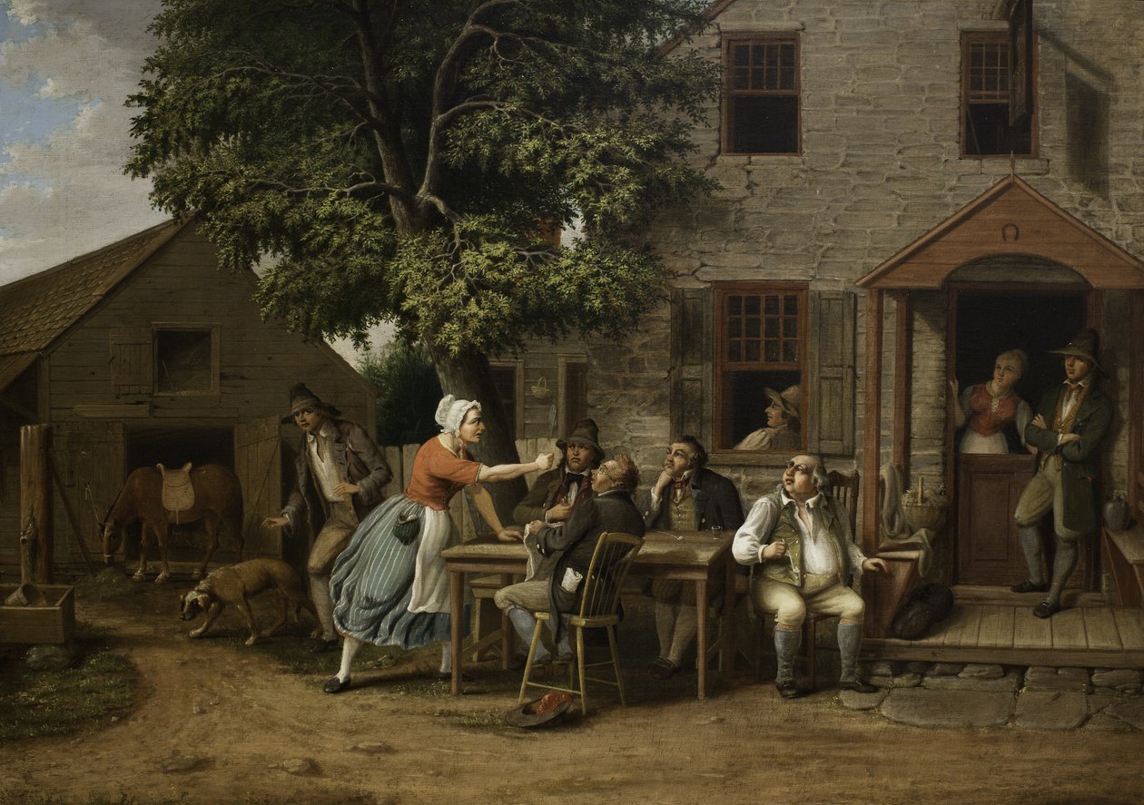 Rip Van Winkle på vertshuset, 1879 av Albertus D.O Browere