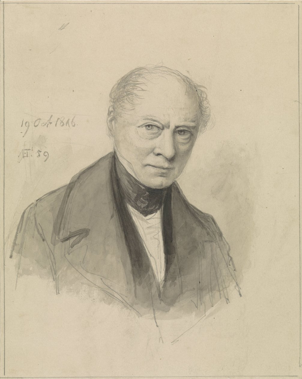 Selvportrett av Albertus Brondgeest