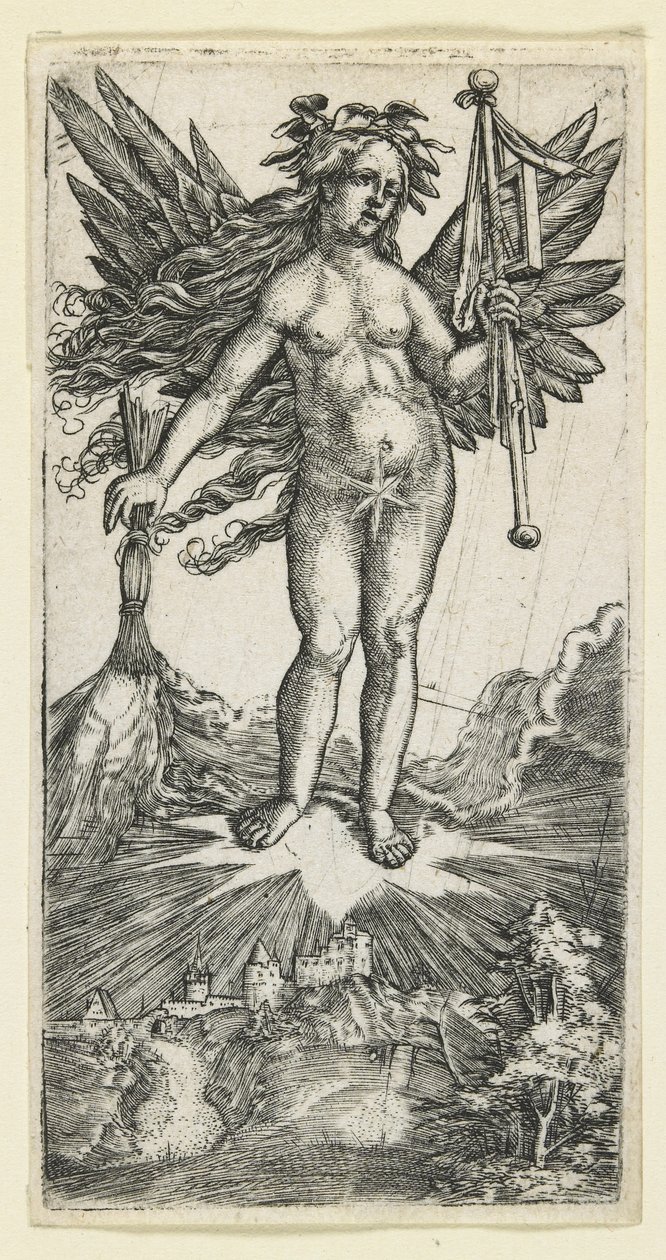 Allegorisk figur, ca. 1515-1518 av Albrecht Altdorfer