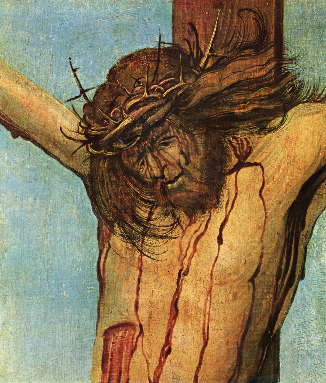 Kristus på korset med Maria og Johannes av Albrecht Altdorfer
