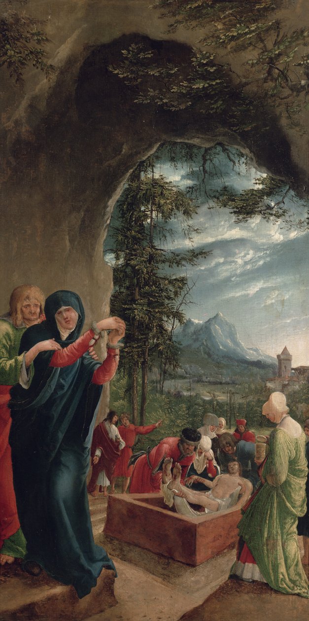 Kristi gravlegging, 1518, av Albrecht Altdorfer