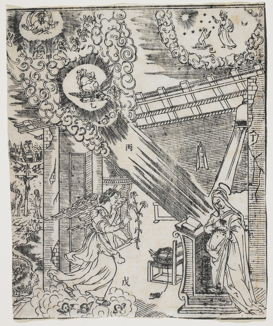 Saint Hieronymus i en hule, ca. 1480-1538 av Albrecht Altdorfer