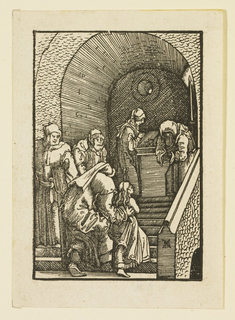 Presentasjonen av jomfruen i tempelet av Albrecht Altdorfer
