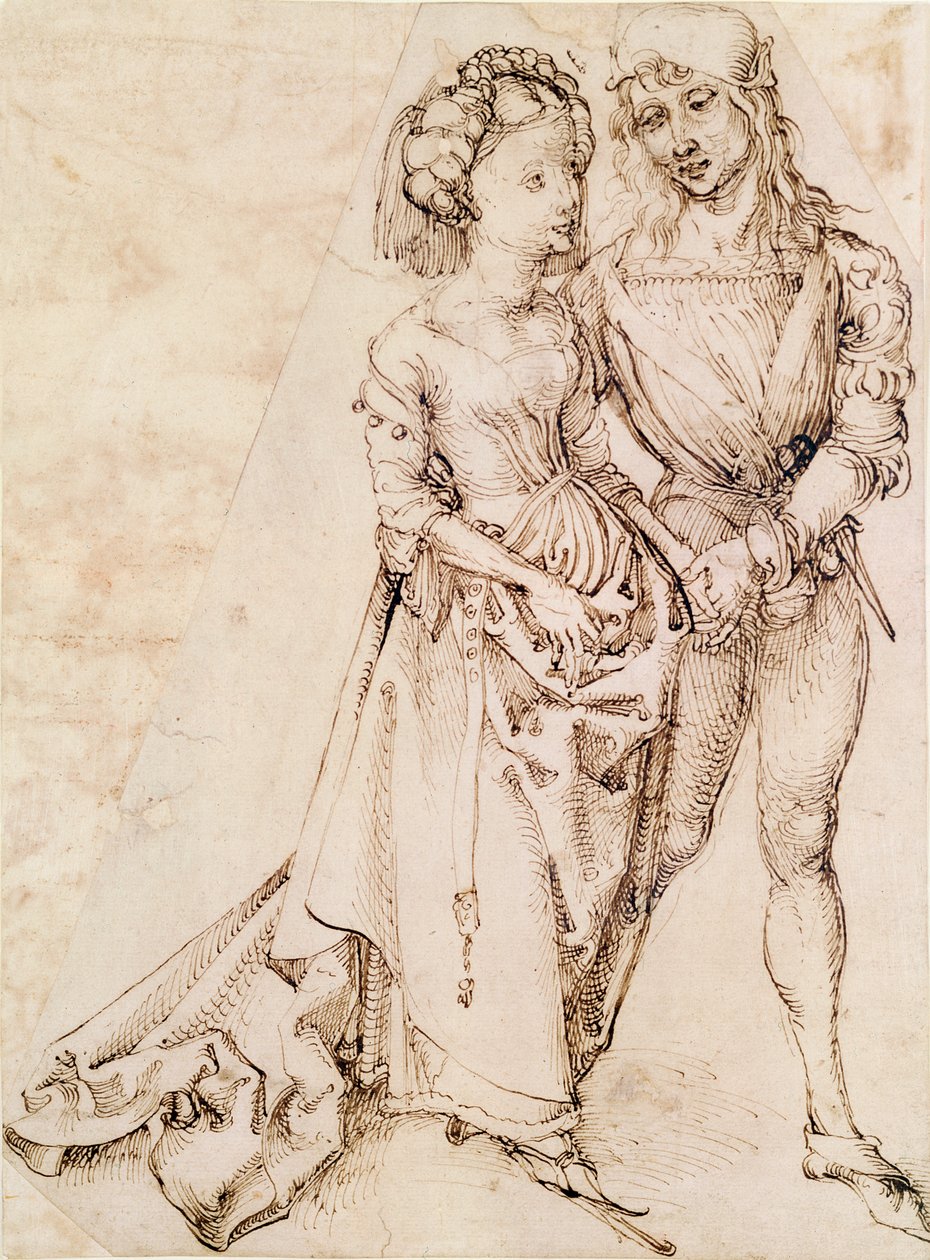 Et ungt par, 1484-94 av Albrecht Dürer