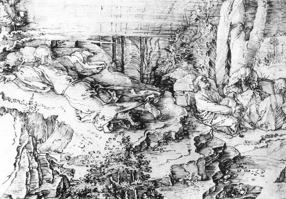 Kristus på Oljeberget av Albrecht Dürer