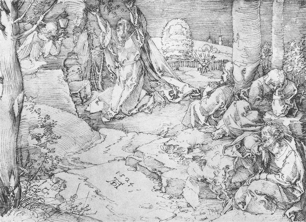Kristus på Oljeberget av Albrecht Dürer