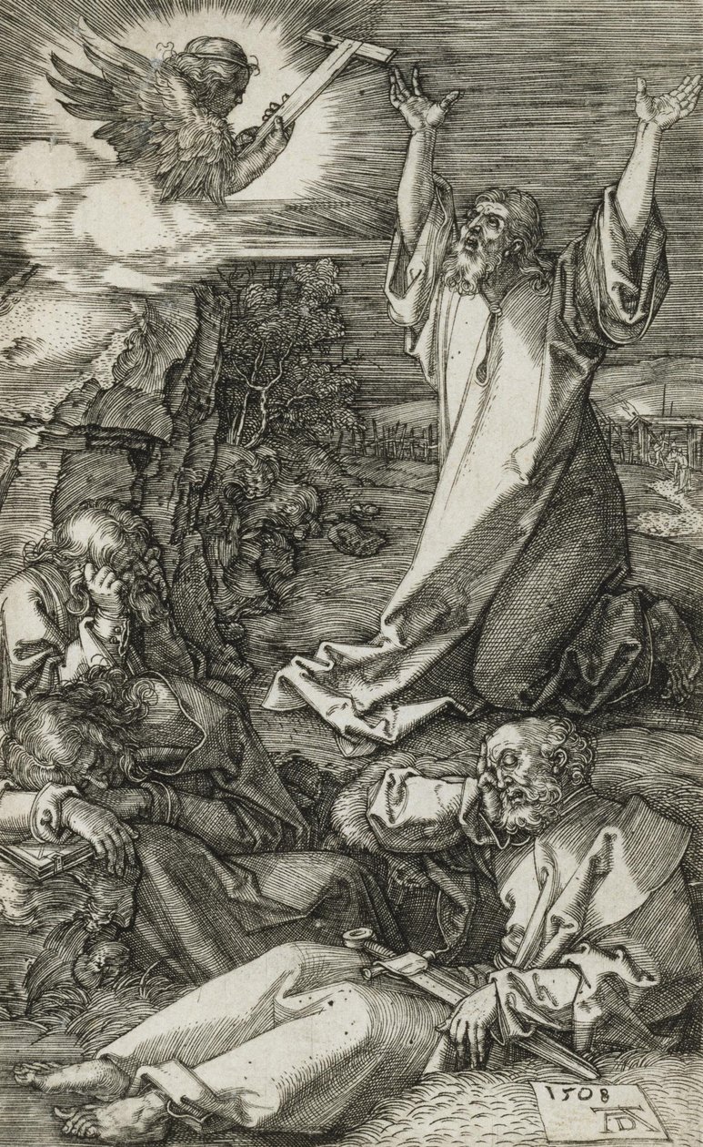 Kristus på Oljeberget av Albrecht Dürer