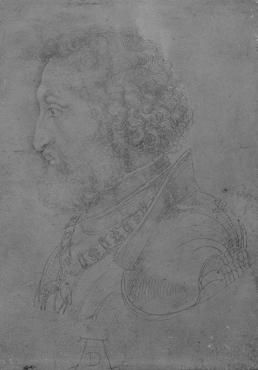 Frederick II av Rhinen, kurfyrst Palatine, 1523 av Albrecht Dürer