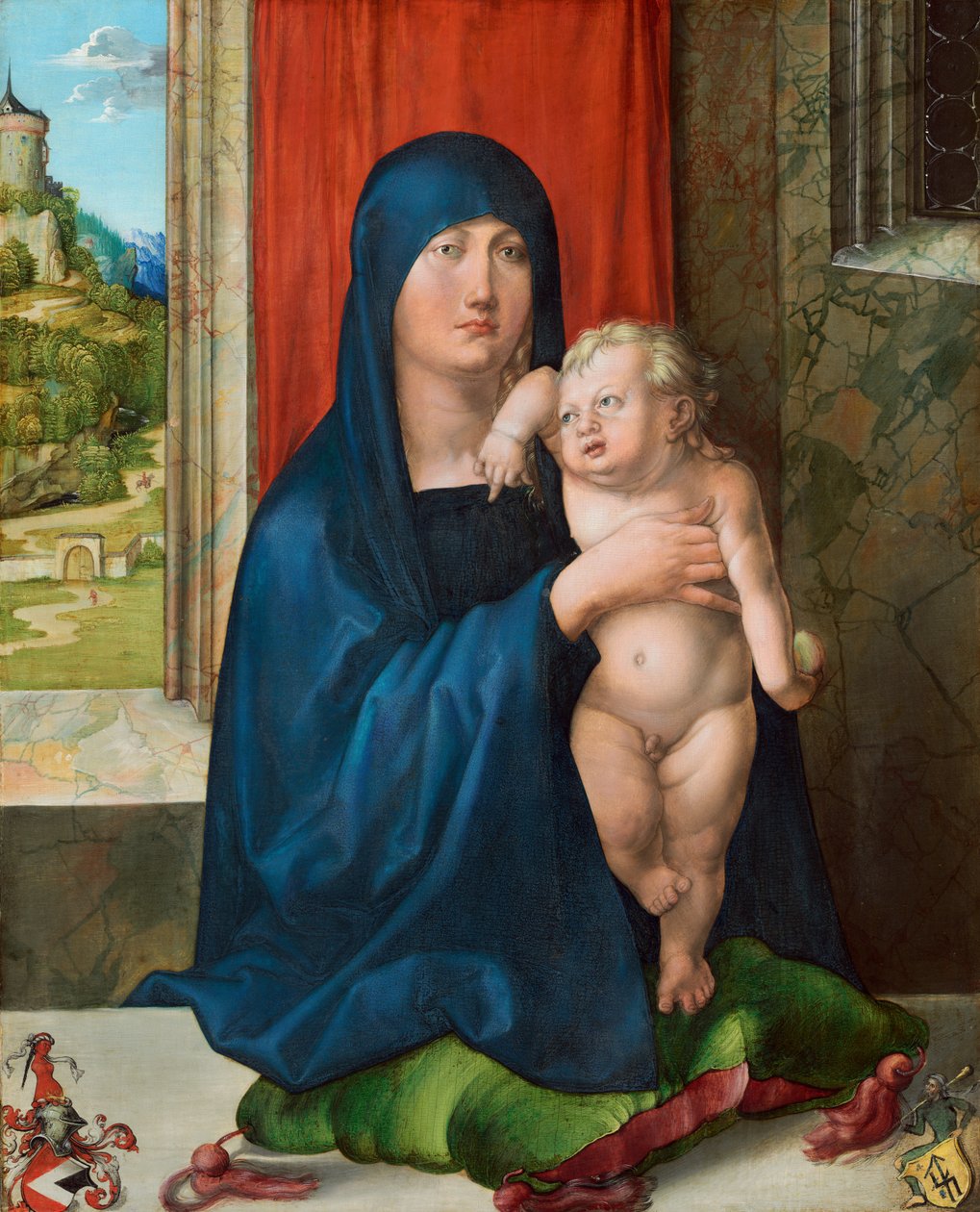 Madonna og barn (Haller Madonna) av Albrecht Dürer