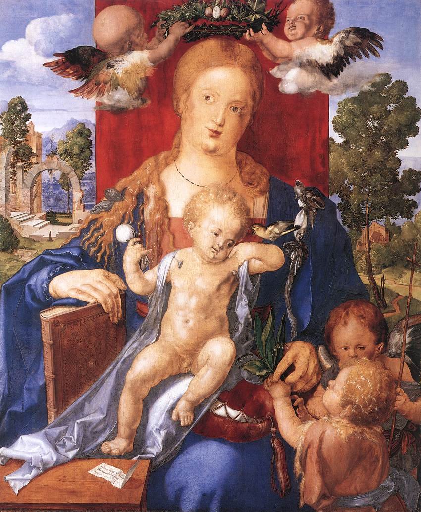 Madonna med siskinen av Albrecht Dürer