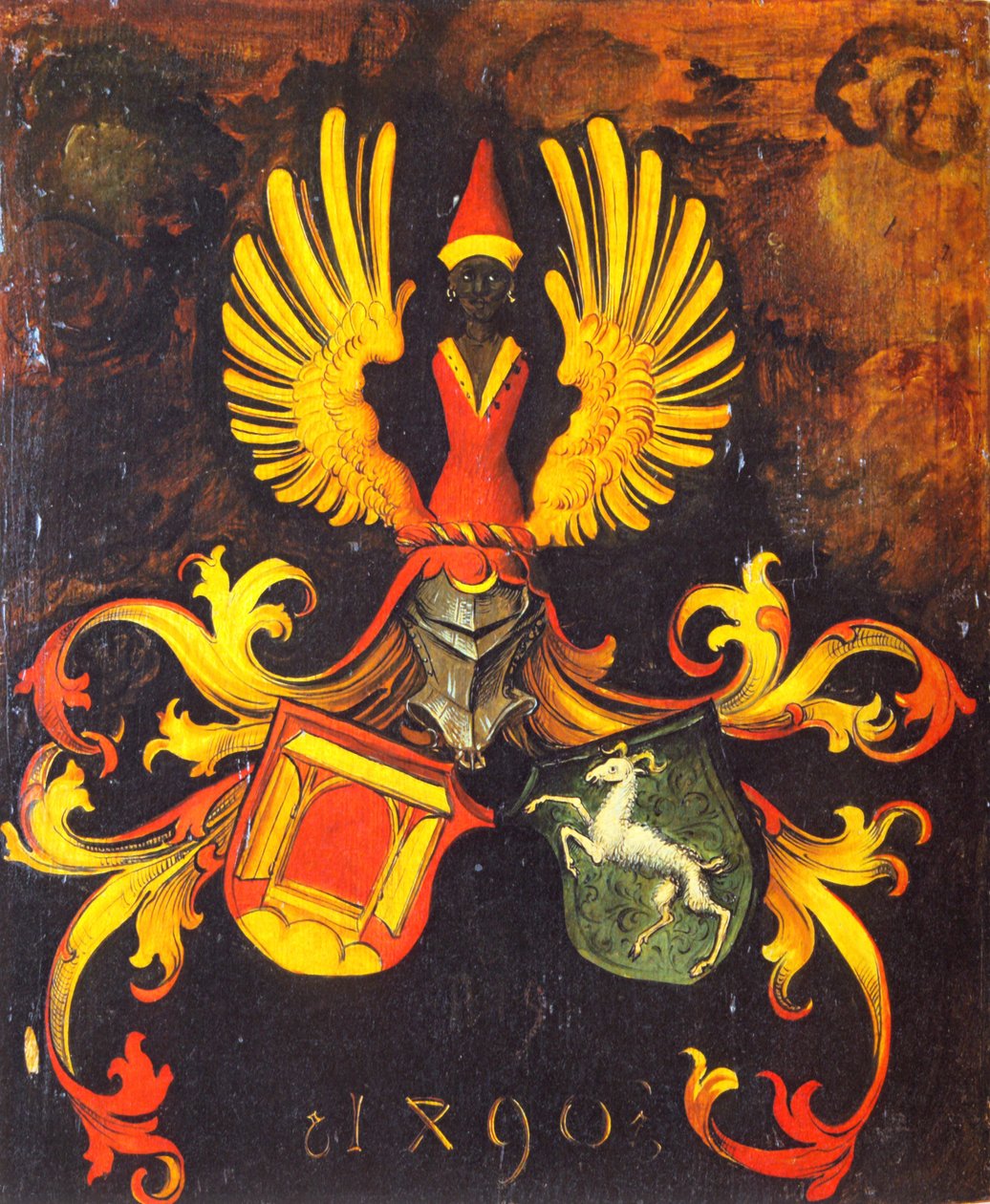 Ekteskapsvåpen til familiene Duerer og Holper av Albrecht Dürer