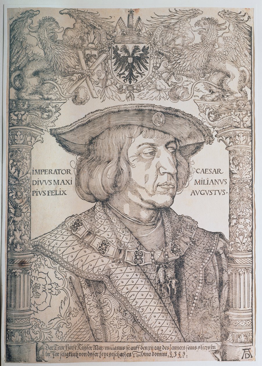 Maximilian I, keiser av Tyskland (1459–1519), 1518 av Albrecht Dürer