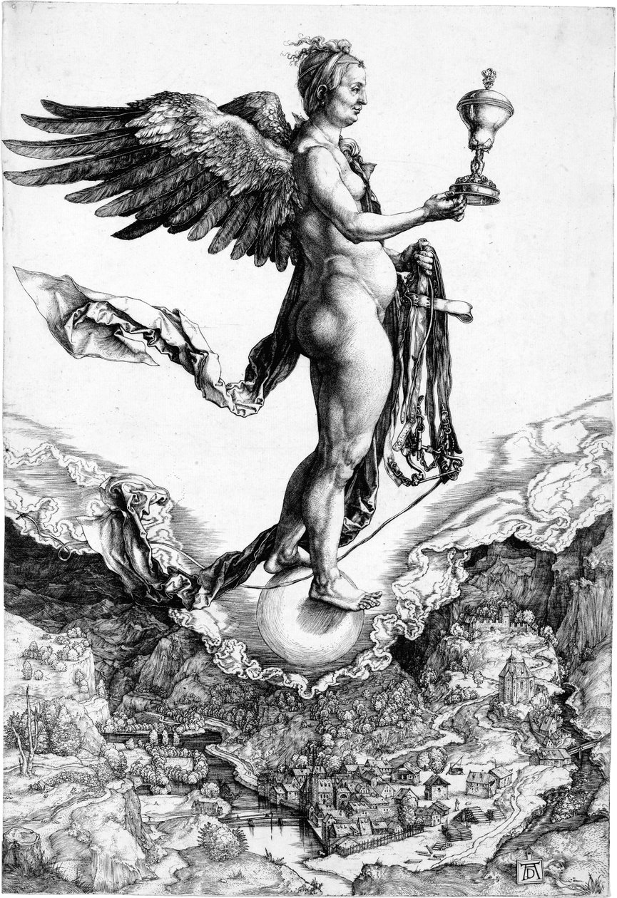 Nemesis eller lykke av Albrecht Dürer