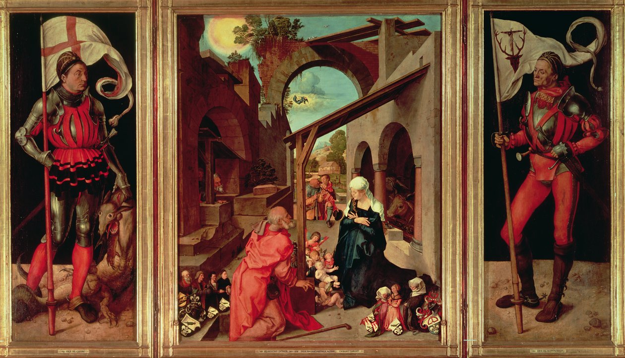 Paumgartner altertavle, ca. 1500 (tempera på panel) (se også 61057 og 331713) av Albrecht Dürer