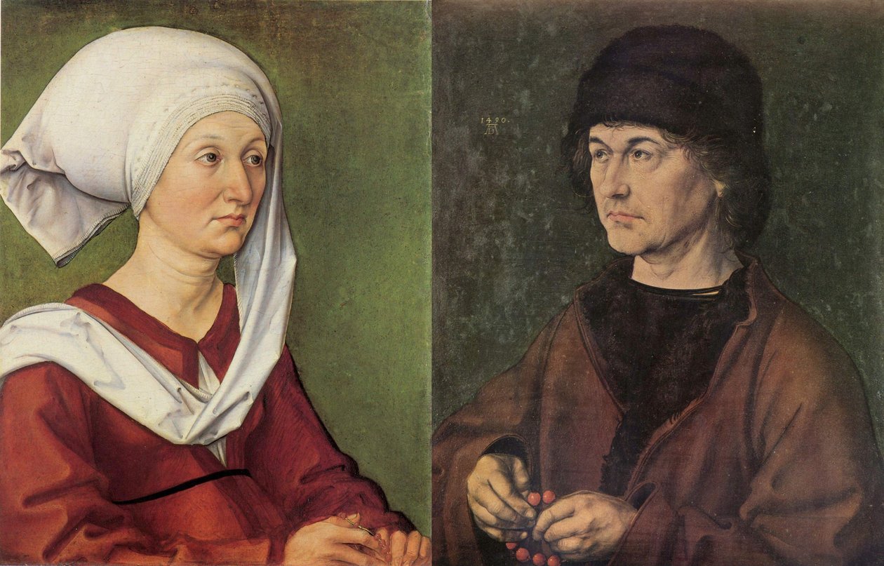 Diptykon av Dürers foreldre av Albrecht Dürer