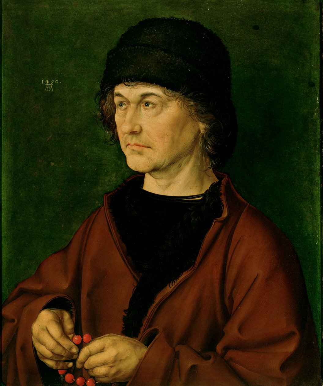 Portrett av kunstnerens far, 1490 av Albrecht Dürer