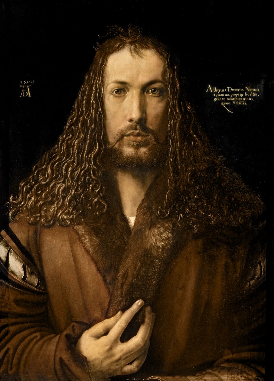 Selvportrett i en alder av tjueåtte av Albrecht Dürer