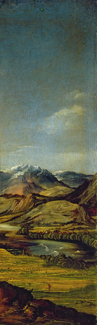 Selvportrett med hansker, 1498 (detalj av 545) av Albrecht Dürer