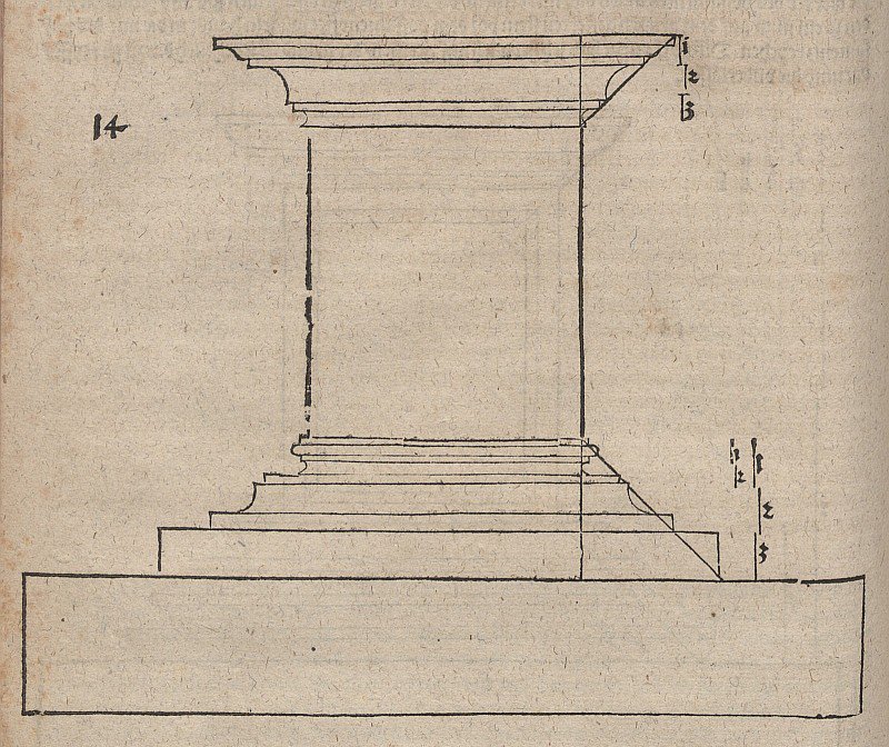 Sokkel uten trinn for et planlagt monument av Albrecht Dürer