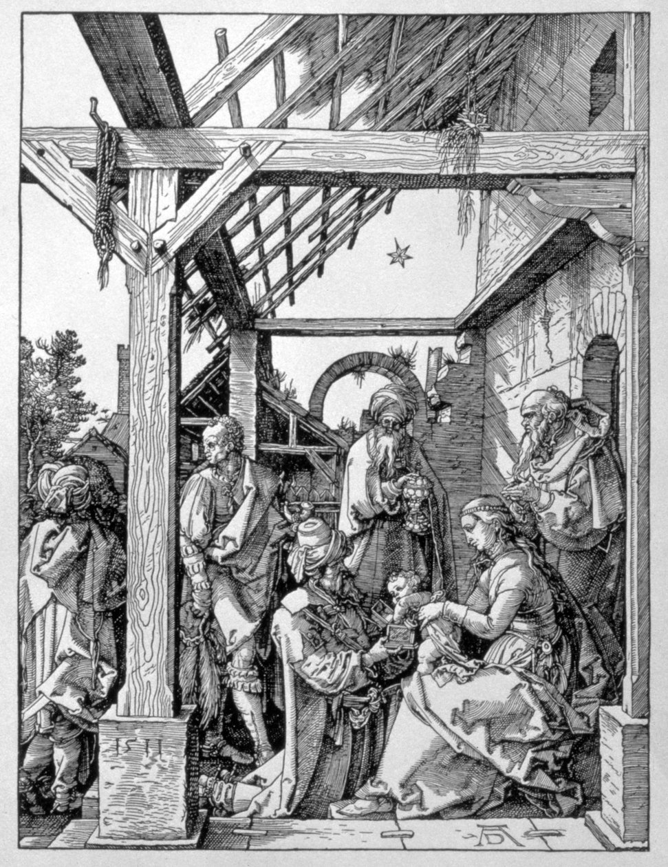 The Adoration of the Magi, 1511 av Albrecht Dürer