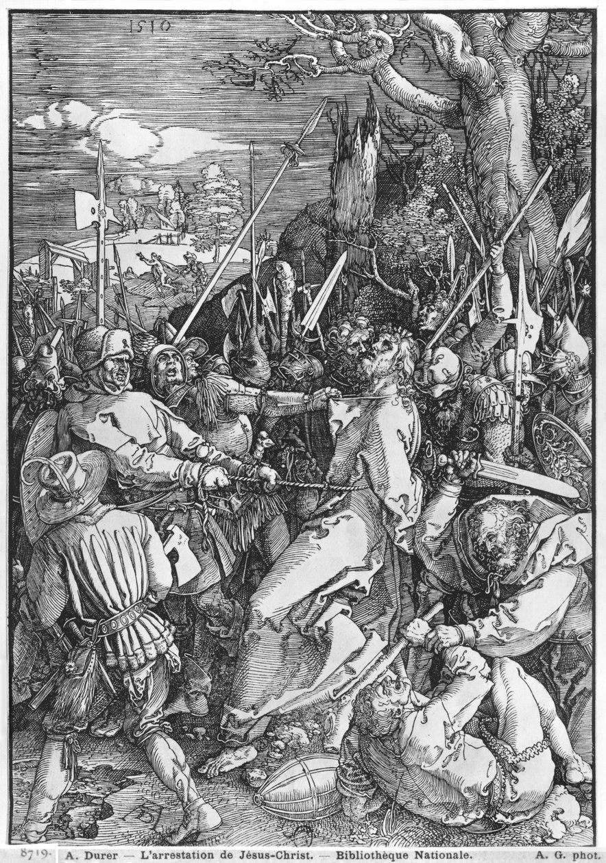 Arresten av Jesus Kristus, 1510 av Albrecht Dürer