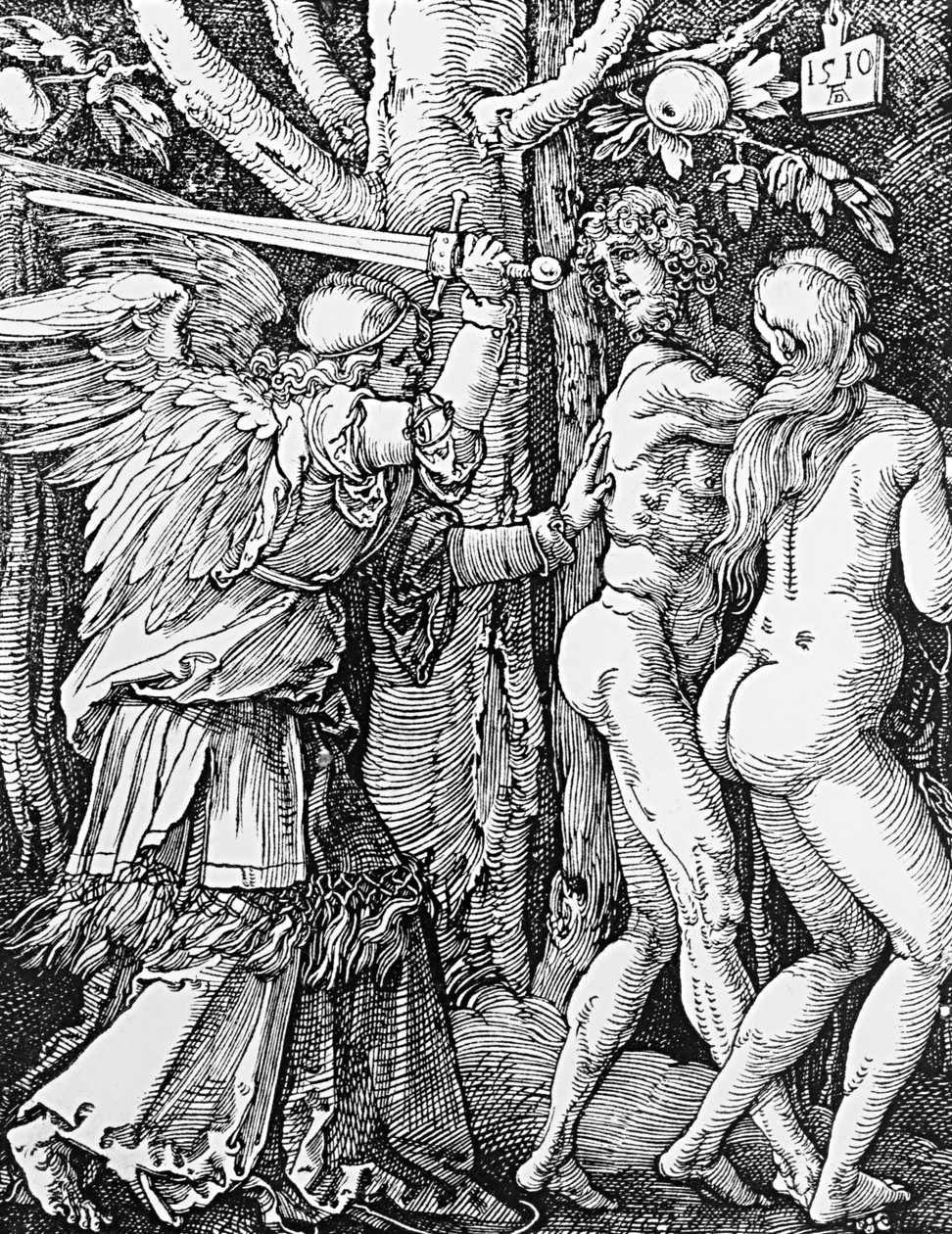 Utvisningen fra paradis, 1510 av Albrecht Dürer