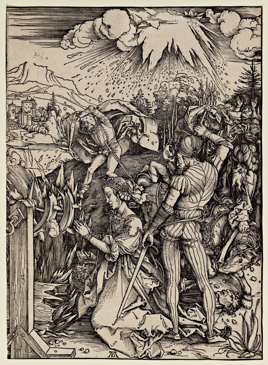 Martyret til St. Catherine av Alexandria av Albrecht Dürer