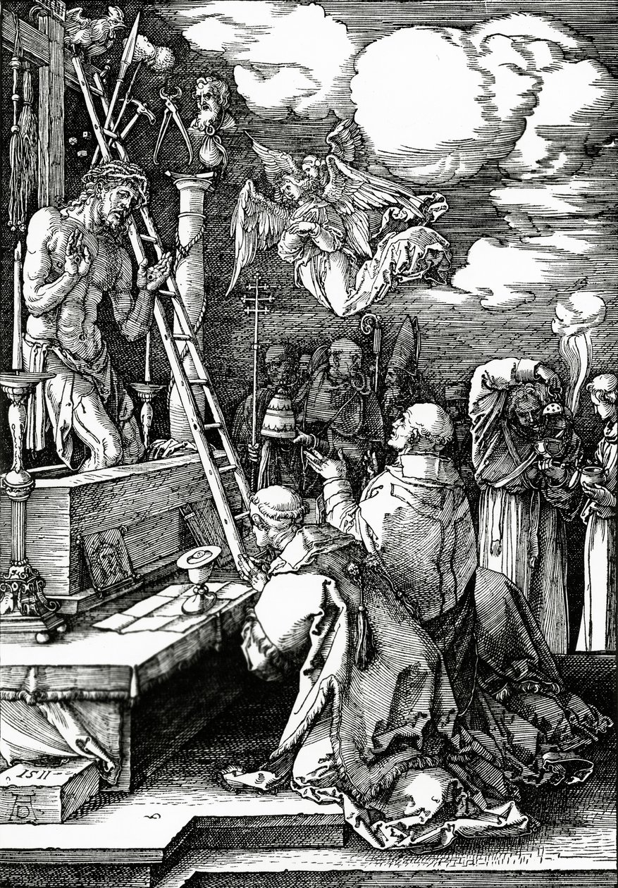 St. Gregors messe, 1511 av Albrecht Dürer