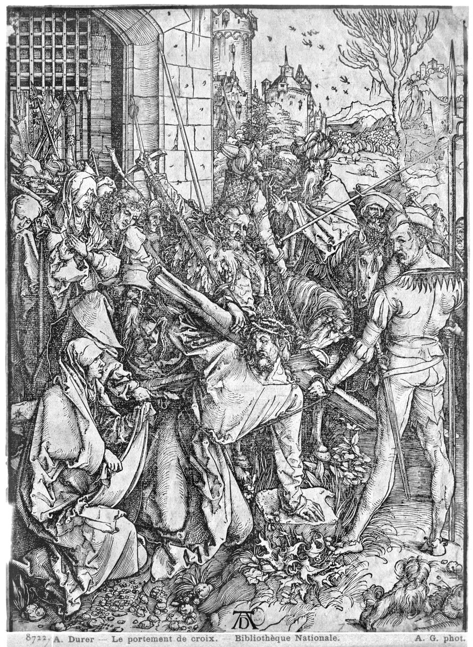 Bæringen av korset av Albrecht Dürer