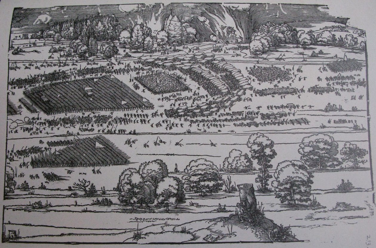 Beleiringen av en festning av Albrecht Dürer
