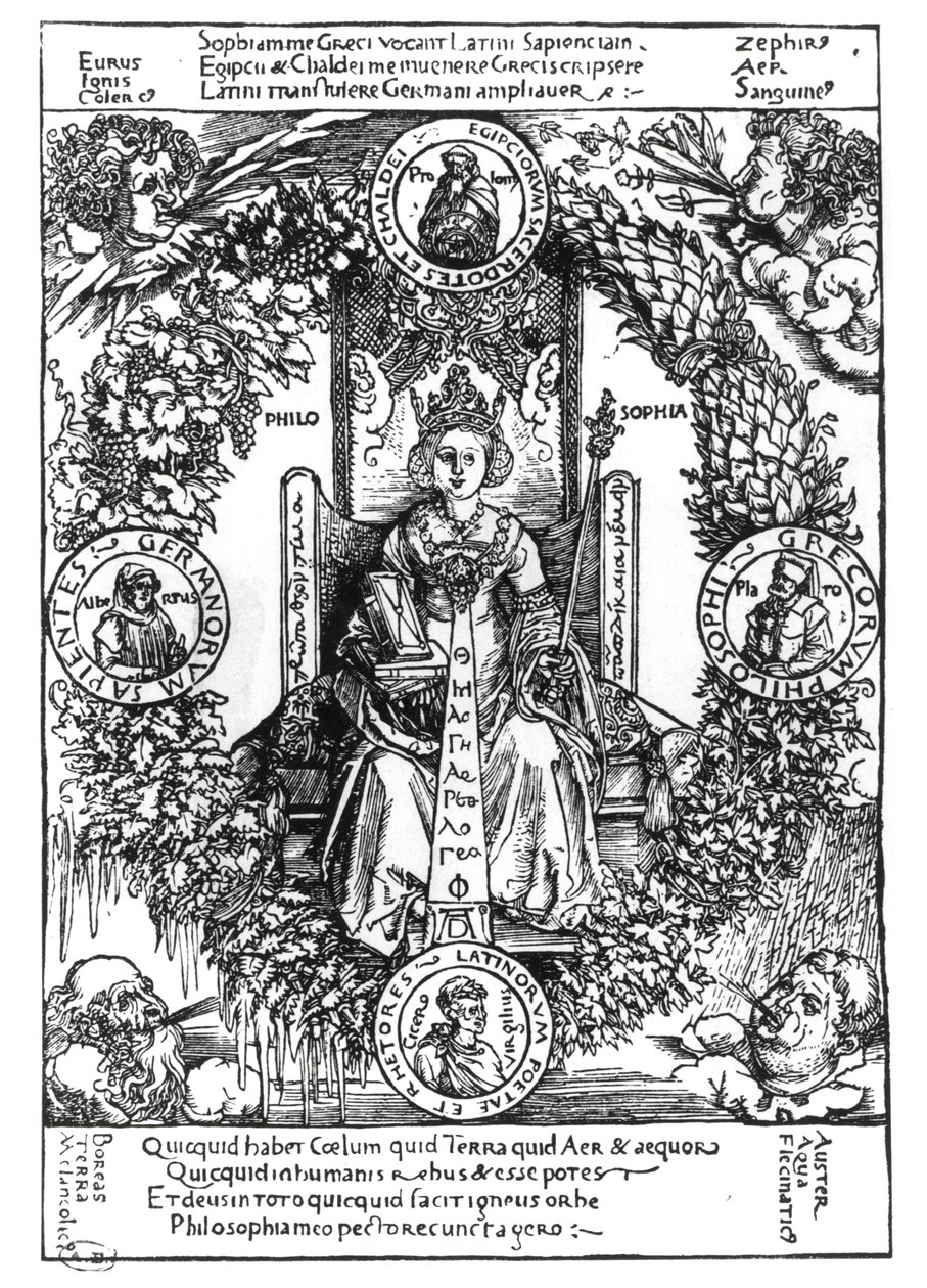 Allegory of Philosophy, 1502 av Albrecht Dürer