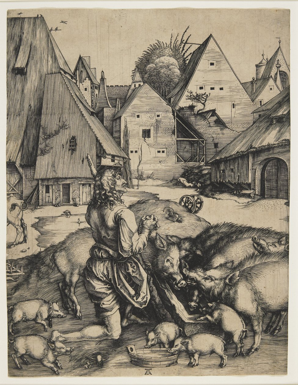 Den fortapte sønn, 1496 av Albrecht Dürer